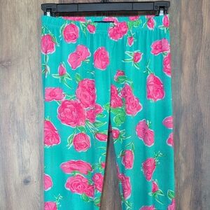 Simply Southern Plus Size 2XL Casual Pajama Bottoms Floral Pants Plus Size  R283